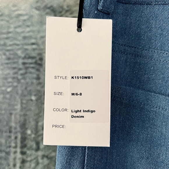 Unique Vintage | Light Indigo Denim Major’s Flare Jeans - Picture 6 of 9